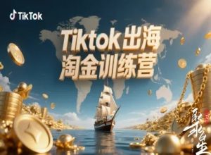 Tiktok出海淘金训练营，跨境电商TK实战变现-木石资源网