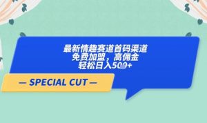 【轻云】最新情趣赛道首码渠道,免费加盟,高佣金,轻松日入5张+-木石资源网