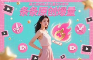 美女视频搬运去重技术教学，条条原创爆量-木石资源网