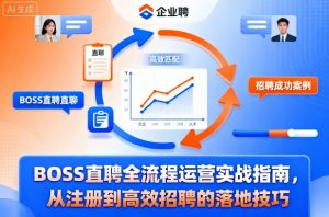 BOSS直聘全流程运营实战指南，从注册到高效招聘的落地技巧-木石资源网