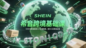 希音跨境基础课,SHEIN希音卖家入门实操指南,新手入坑希音必看-木石资源网