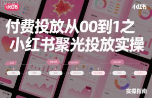 付费投放从0到1之小红书聚光投放实操-木石资源网