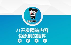 AI开发网站内容伪原创的插件,从零开始手把手教学-木石资源网
