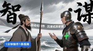 扣子工作流一键生成沉浸式历史故事,一天工作量,3分钟搞定-木石资源网