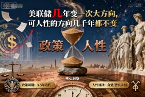 付费文章:美联储几年变一次大方向,可人性的方向几千年都不变-木石资源网