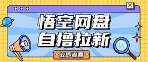 全网首发悟空网盘云真机自撸拉新项目玩法单机可挣10.20不等-木石资源网
