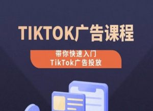 TikTok广告投放课程，从0-1实操课，带你快速入门TikTok广告投放-木石资源网