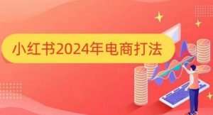 小红书2024年电商打法,手把手教你如何打爆小红书店铺-木石资源网