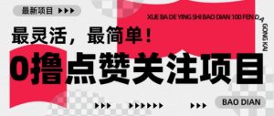 【0撸】最新点赞关注小项目,1毛起赚,1块起提-木石资源网