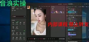 2024最新女生无声版无人直播全套教程，疯狂撸音浪【揭秘】-木石资源网