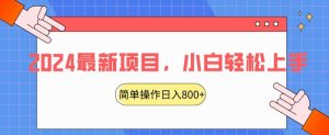 2024最新项目,红娘项目,简单操作轻松日入800+【揭秘】-木石资源网